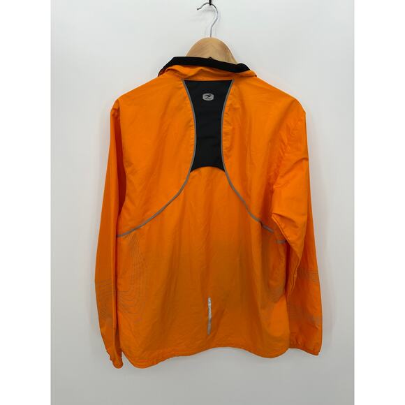 Sugoi Mens Orange Zap Jacket Size M Cycling Windbreaker Outdoors Rain Repellent - Picture 2 of 11